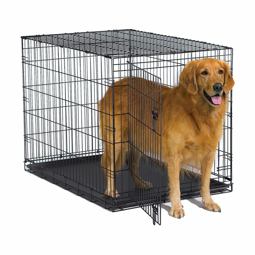 best dog crates for large dogs, Folding Metal Dog Crate