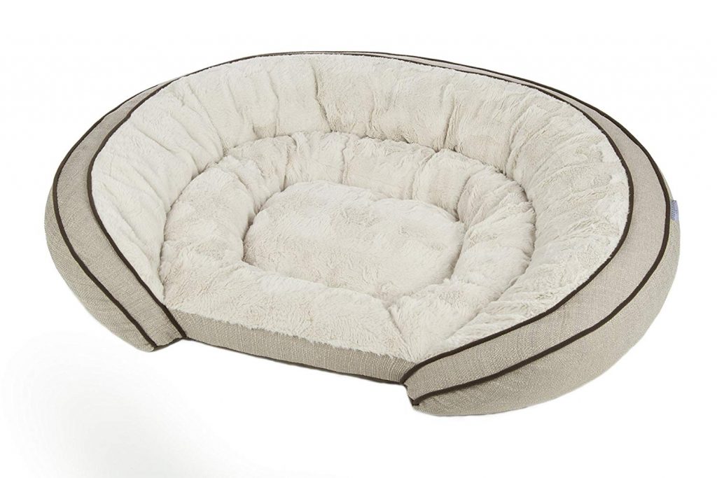 best heated cat beds - Sterling Premium Cooling Gel Memory Foam Pet Bed